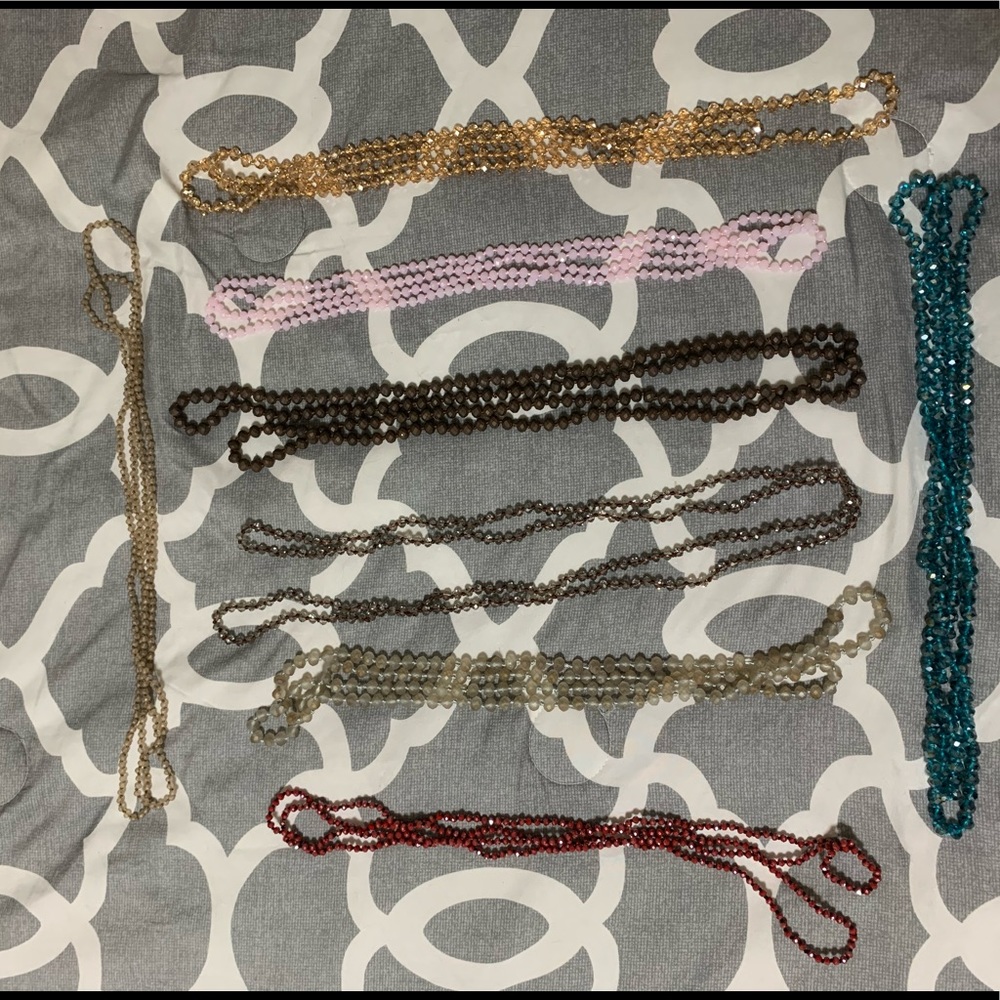 60” bead necklaces